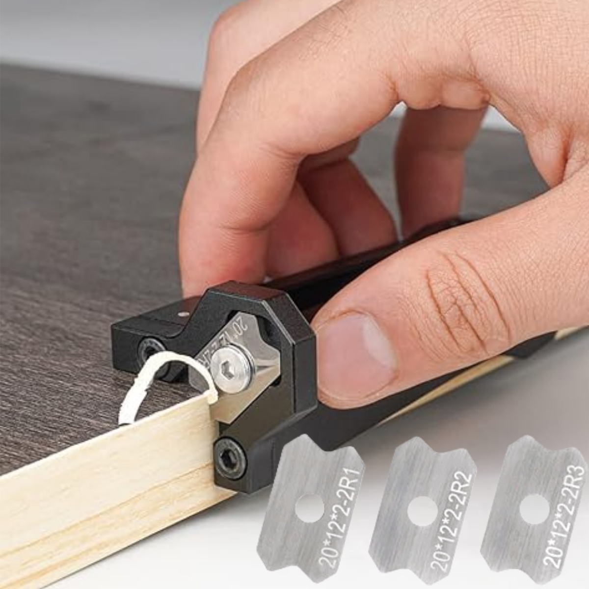 Woodworking Edge Trimmer - Holzbearbeitungs-Furnierkantenfräser, Kantenbearbeitungswerkzeug, manueller Holzabschräger für Holzbearbeitung