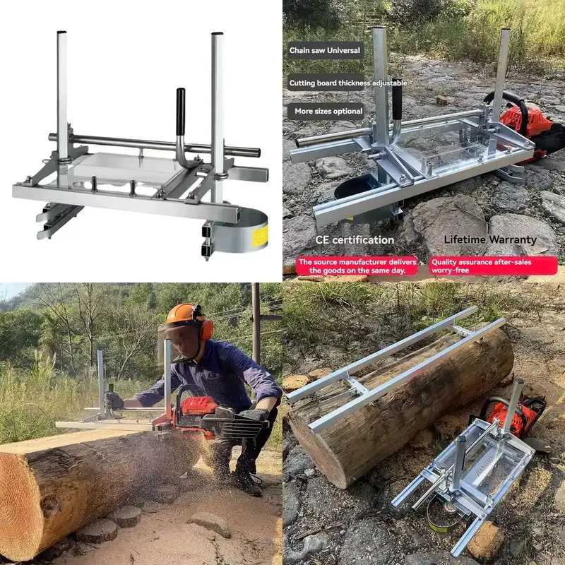 Lumber Woodworking - 2026 Neueste Industrielle 48-Zoll Tragbare Kettensägenmühle
