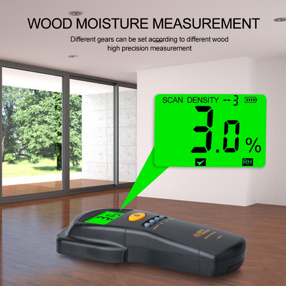Lumber Woodworking - SMART SENSOR AS981 Digitales Hygrometer, Feuchtigkeitsmesser,