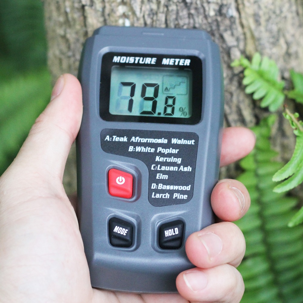 Lumber Woodworking - Handhygrometer, Holzdetektor EMT01 mit HD-LCD-Display, NEUES