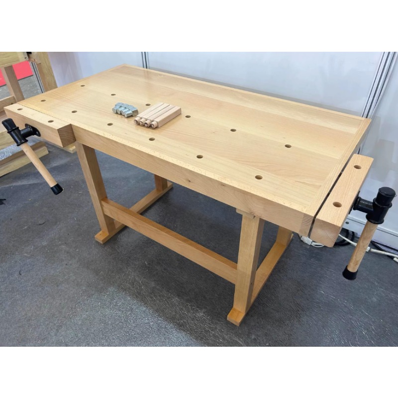 Wood Woodworking - Massivholz-Tisch für Zuhause Buchenholz-Arbeitstisch Monteur-Werkbank Holzbearbeitungstisch