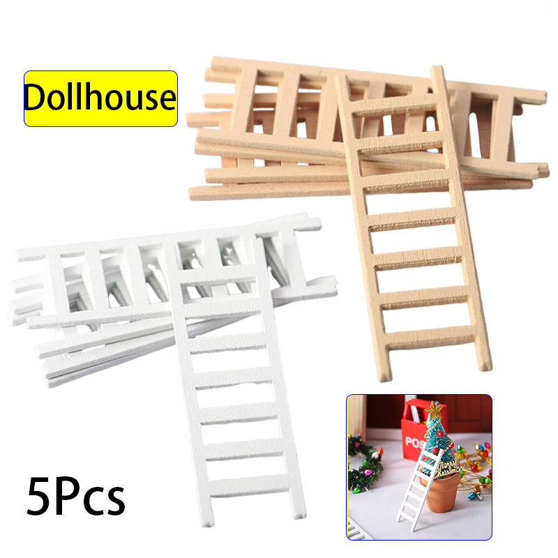 Wood Woodworking - 5Pcs 1:12 Puppenhaus Miniatur Möbel Handgemachte