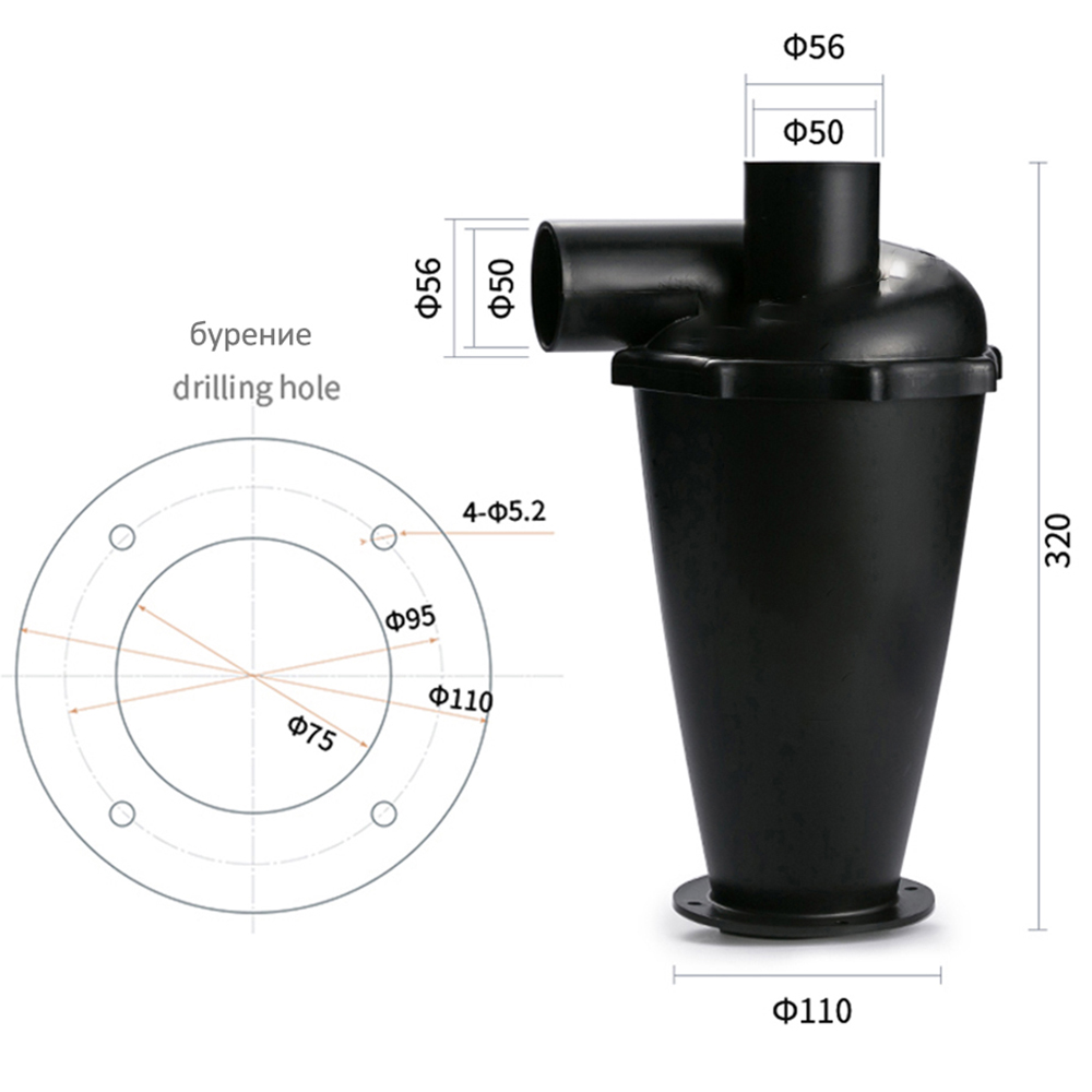 Woodworking Vacuum System - Staubsauger Turbo Holzbearbeitung Filter Zyklon Separator