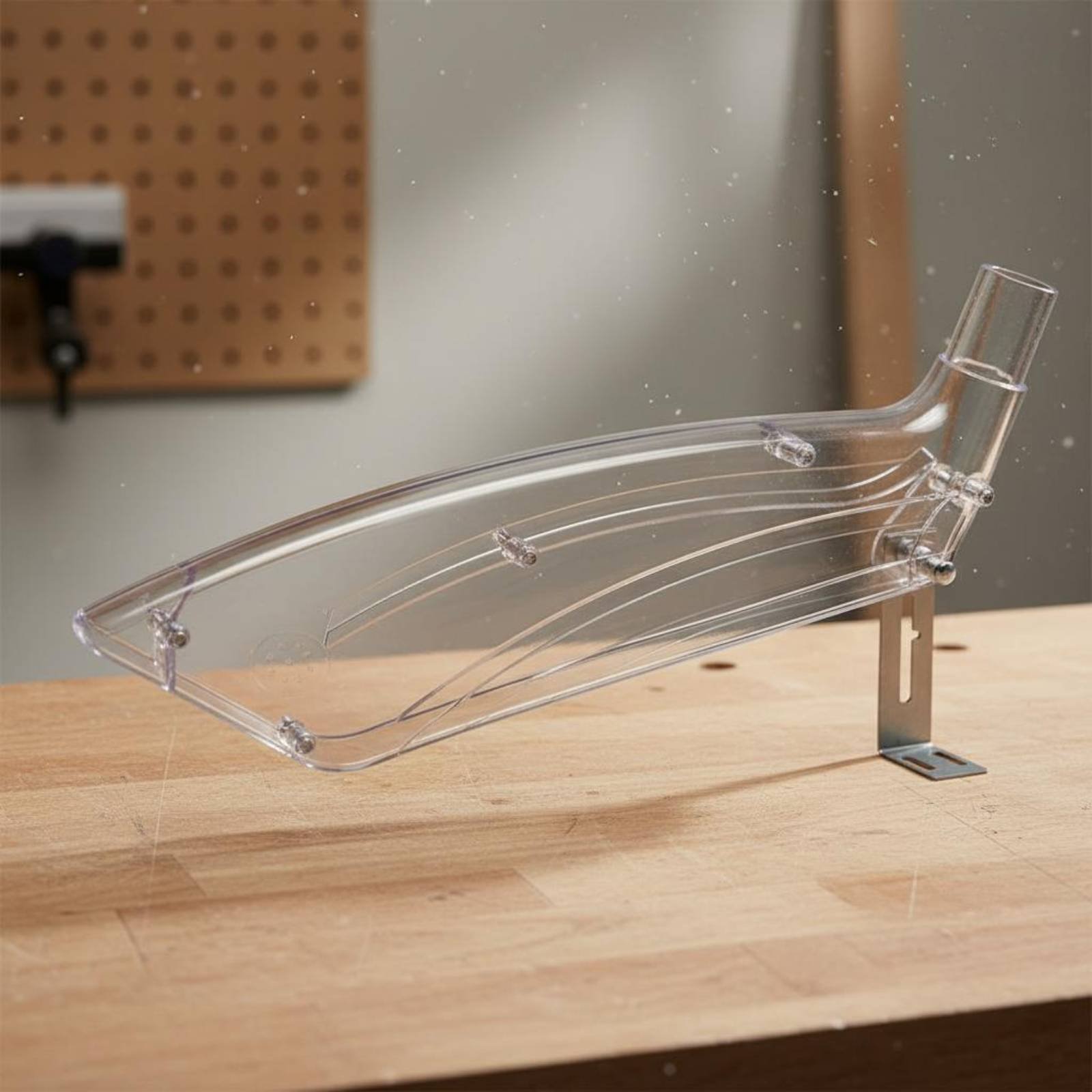 Woodworking Shop - Transparenter Sägeblattschutz, einfache Installation, klare Tischsägenabdeckung