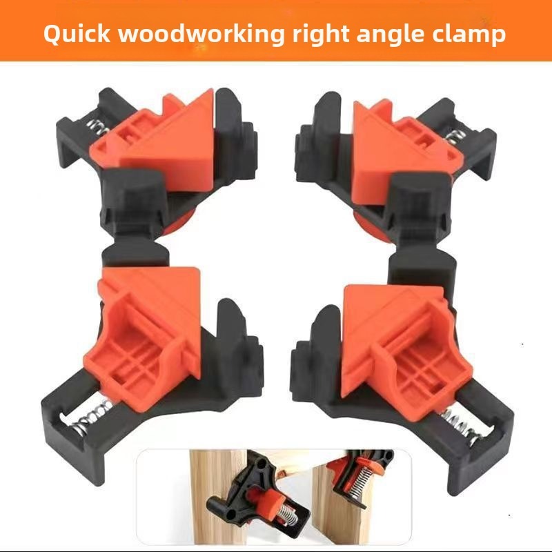 Woodworking Right Angle Clamp - 2/4 Stück Rechteckige Befestigungsklammer für Holzarbeiten,