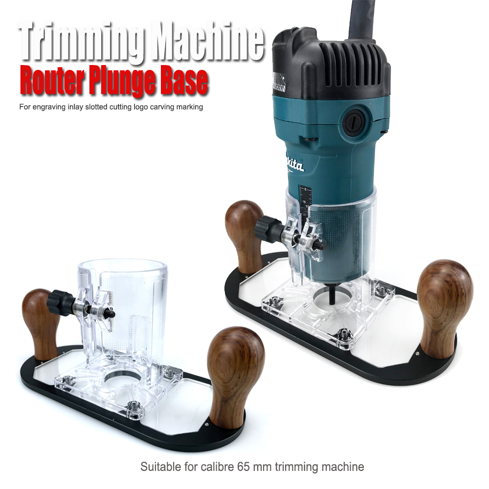 Woodworking Edge Trimmer - Holzfräserbasis für Kantenführung – Holzbearbeitungs-Trimmmaschine, Fräsen,