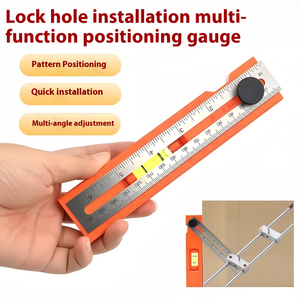 Multi-Rolle Tiefenmesslineal E – Woodworking Basic Tools Bewertung und Preis
