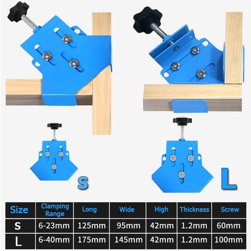 Upgrade S oder L Holzbearbeitu – Woodworking Right Angle Clamp Bewertung und Preis
