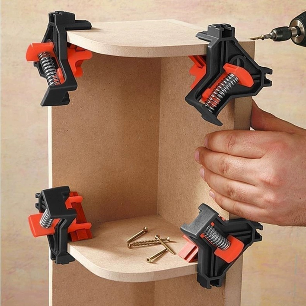 4 Stück 90 °   Rechtwinklige K – Woodworking Right Angle Clamp Bewertung und Preis