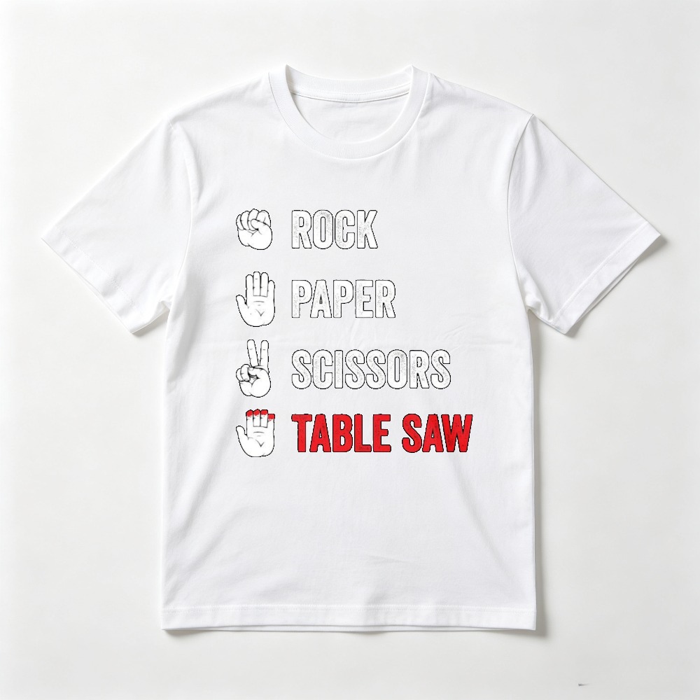 Scheren-Papier-Stein-Tischkrei – Woodworking Jokes Bewertung und Preis