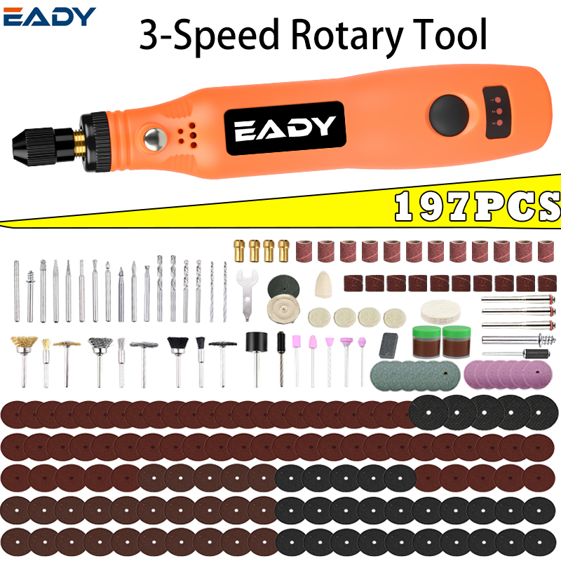 USB-Akku-Rotationswerkzeug-Set – Woodworking Project Bewertung und Preis