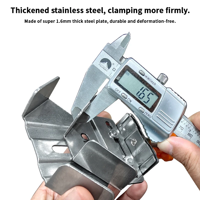 Edelstahl-Winkelklemme (offen/ – Woodworking Right Angle Clamp Bewertung und Preis